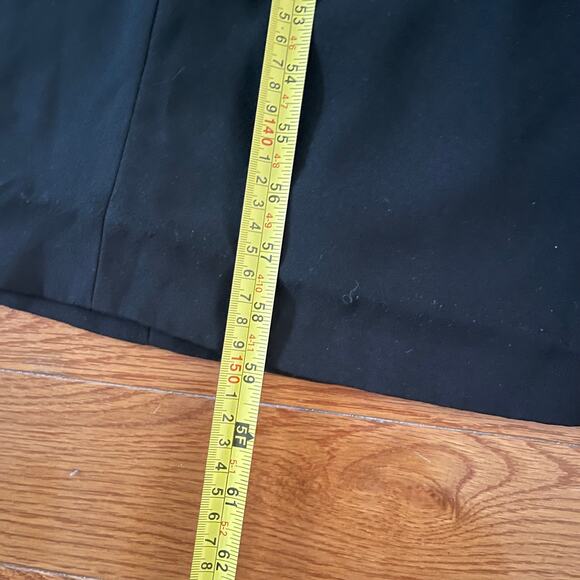 Aidan by Aidan Mattox Crepe Crochet Lace Gown Womens 0 Black Cutout Maxi Dress - Picture 11 of 12